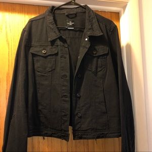 Black jean jacket